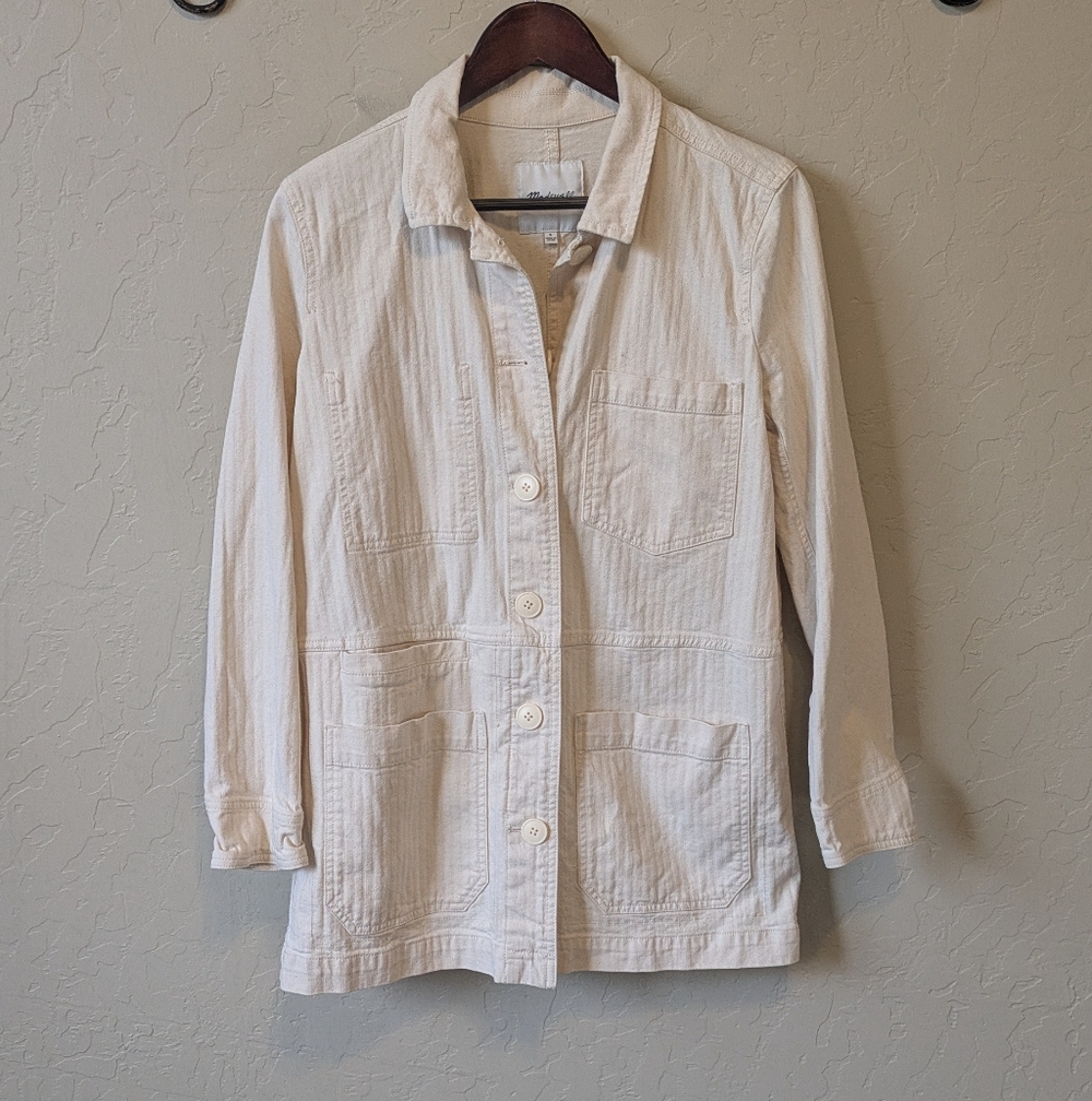 Madewell Becker Oversized Chore Coat AI074 - Picture 4 of 8
